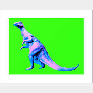 Neon Dinosaur Posters and Art